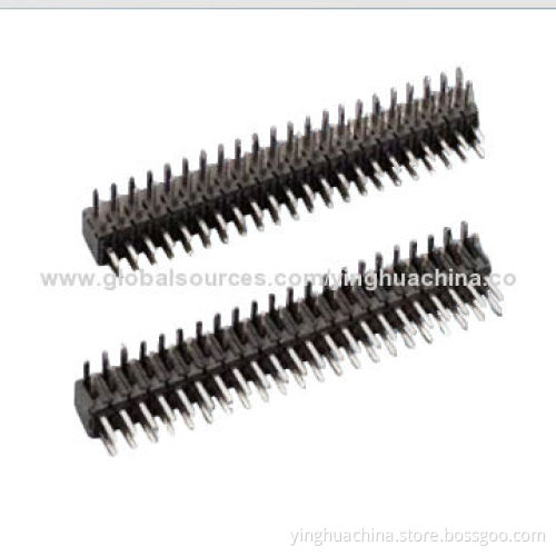 Pin Headers, 2.0mm, Straight/Right Angle, Dual-row Connectors 4.0/4.3mm Height, 6300